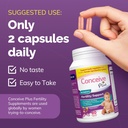 CONCEIVE PLUS Ovulation + Women's Fertility Combo, Supports Fertility and Ovarian Regulation, 60 + 120 Capsules