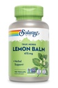 SOLARAY Lemon Balm Aerial 475 mg - Gezonde geestelijke rust en ontspanning en rust ondersteuning - Whole Aerial for Full Nutrient Profile - Non-GMO, Vegan - 100 Servings, 100 VegCaps
