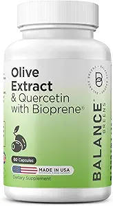 Balancebreens Olive Leaf Extract & Quercetin 400 mg met Bioperine, 60 capsules - Immunity Booster