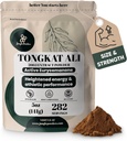 Jungle Poeders Tongkat Ali voor mannen Poeder 200:1 Extract 282 Servaties 5 Ounce Bag Eurycoma Longifolia Powder Supplement Tonkat-Ali Pure Longjack Root Traditionele Heren Gezondheid Ondersteuning voor Drive Passie