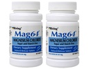 Rising Mag64 Magnesiumchloride Dieetsupplement Vertraagde Release Tabletten 64 mg, 60 tabletten (verpakking van 2)