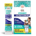 GuruNanda Hydramate Hydramaat Hydratation Support Drink Mix - Electrolyte Powder Packets for Dehydratation, Oefening & Energy - No Added Sweteners, Non-GMO, Natural Lemon Lime Flavor - 2 Telling (0,56 oz Each)