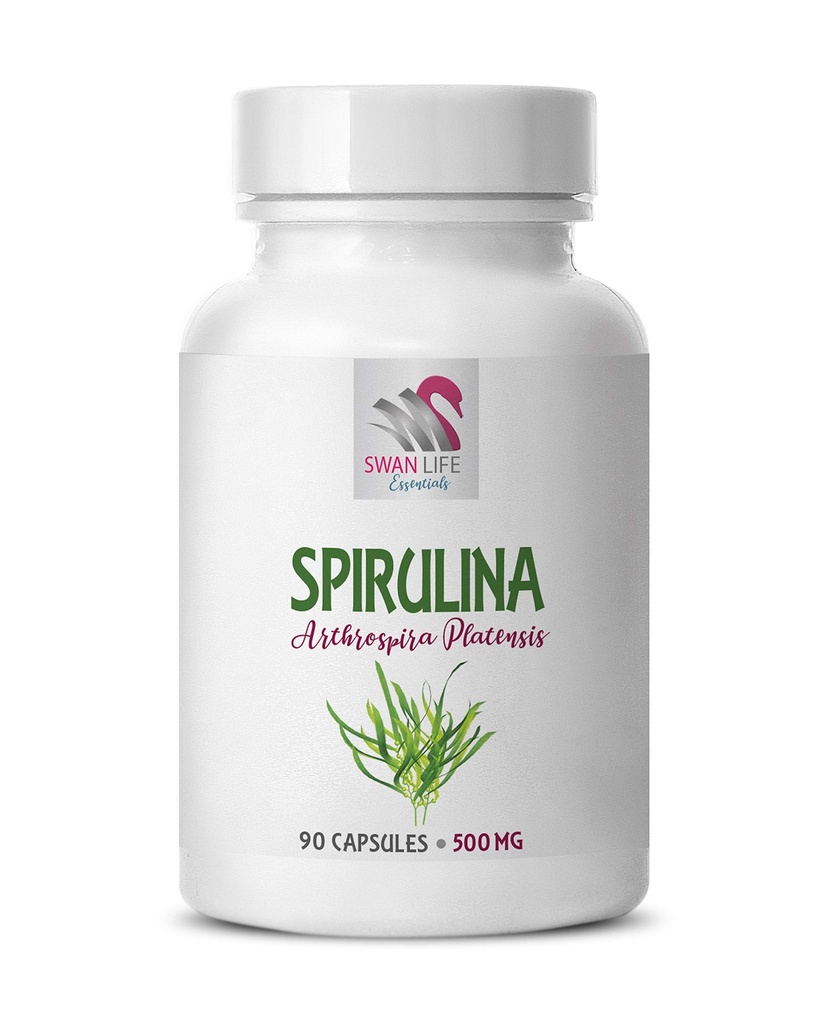 Spirulina en Chlorella capsules - energiebits Spirulina Chlorella tabletten - Spirulina 500MG - Spirulina tabletten - Spirulina en Chlorella poeder bio - Spirulina Kruidensupplementen - 1 fles