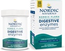 Nordic Naturals Nordic Flora Digestieve Enzymes - 45 Capsules - Digestieve functie, Optimaliseert Nutriënt Beschikbaarheid - Niet-GMO - 45 Servers