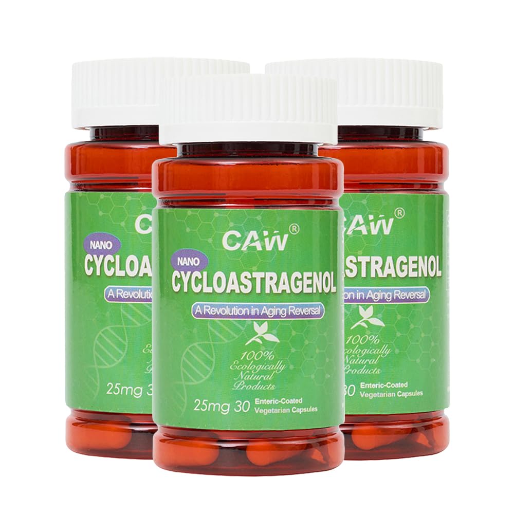 CAW Nano Cycloastragenol 98% 25mg 30 Caps 