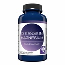 MD. Life Kalium Magnesium Supplement - 120 Capsules - Magnesium Kalium Supplement - Hoge Absorptie Complex - Ondersteuning Vasculaire Gezondheid &amp; Leg Cramp