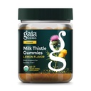 Gaia Kruiden Melkdistel Gummies - Kruidensupplement met antioxidant eigenschappen voor lever gezondheid en lever detox - Citroen Flavored - 60 Vegan Gummies