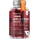 WeightWorld Apple Cider Vinegar Gummies with The Mother 1000mg - 90 Gummies - Added Vitamin B6, B12, B9 (Folic Acid) & C for Detox, Cleanse, Digestie & Metabolisme - Delicious Natural Apple Flavor