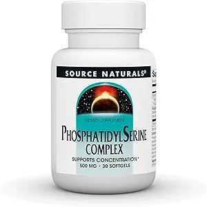 Bron Naturals Fosfatidyl Serine Complex Stabilized Enzyme Supplement 500mg - 30 Softgels