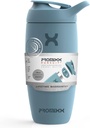 Promixx Pursuit Shaker Fles Geïsoleerde roestvrij stalen waterfles en shaker Cup, 18oz, Ocean Calm Blue