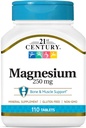 21e eeuw Magnesium 250 mg Tabletten, 110 Tellen