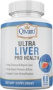 Ultra Liver Pro Health - Liver Health Support Supplement with Milk Thistle Seeds, Artichoke Extract & Dandelion Leaf Extract - Antioxidant & Detox Support - 60 Vegetable Capsules