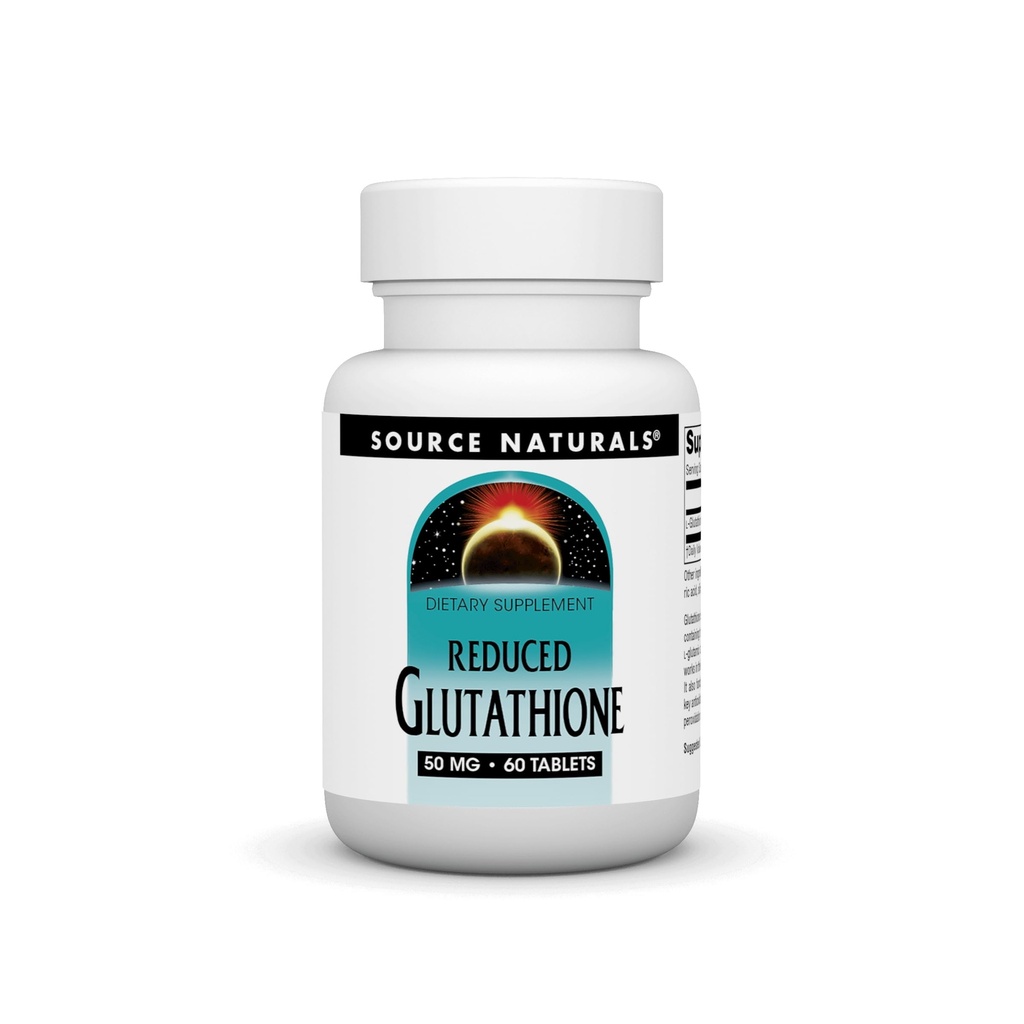 Bron Natuurlijken Glutathion, Supplement voor leverondersteuning* - 50mg - 60 tabletten