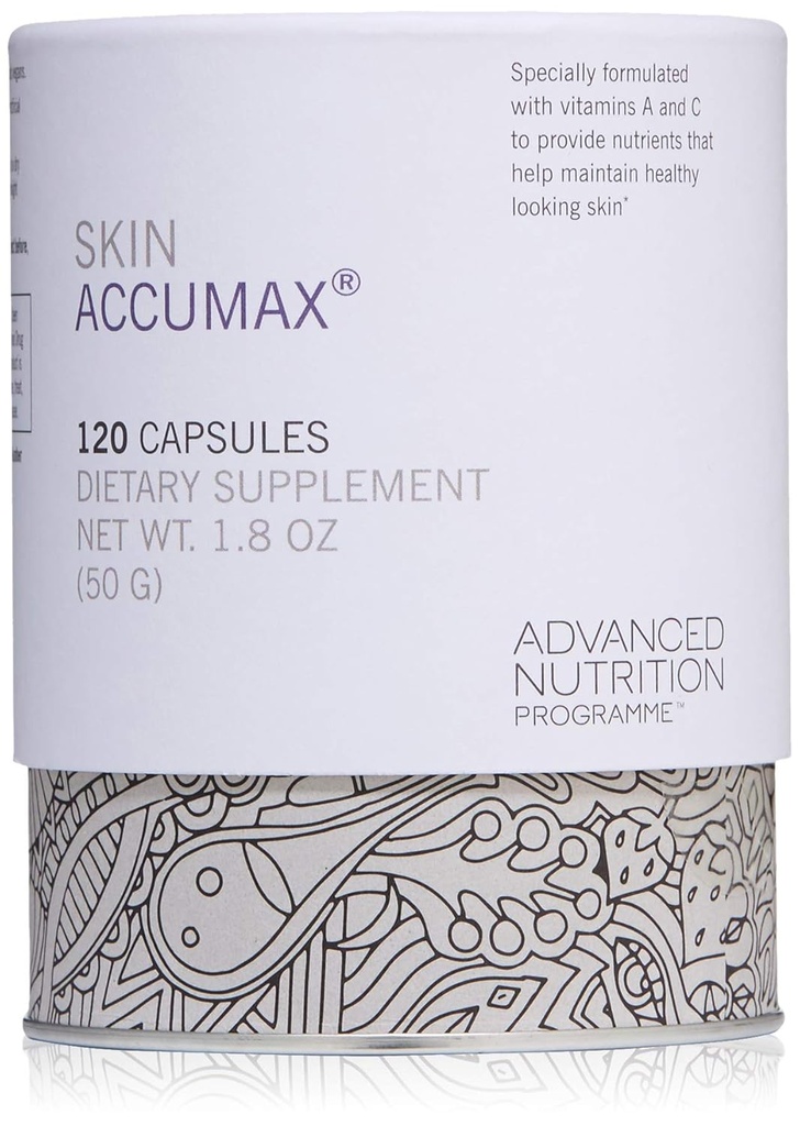 jane iredale huid Accumax Voedingssupplementen Capsules Verbeteren Acne & bevorderen gezonde huid Bevat vitamine A, C en E Vegan & Glutenvrije