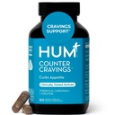 HUM Counter Cravings Chroom Supplementen met L Theanine, Zeewier Extract & Forskolin te helpen ondersteunen eetlust, Cravings, en Routines, Glutenvrij, Cafeïnevrije Formule, 60 Vegan Capsules