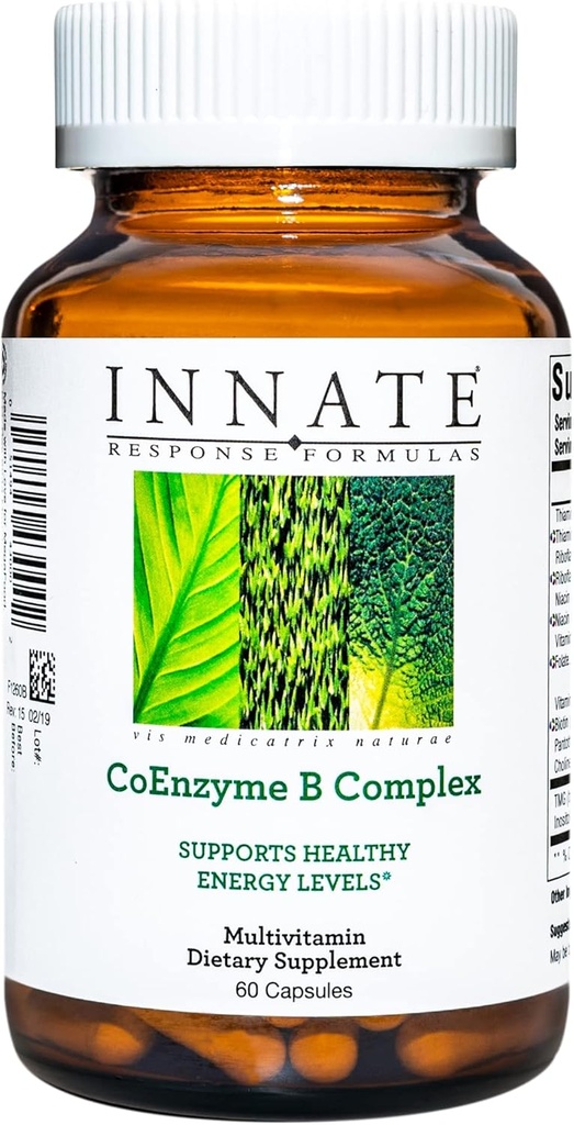 INNATE responsformules, RvE-complex B, multivitamine voor Cellular Energy Support, 60 capsules (60 porties)
