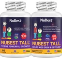 NuBest Bundle Tall 10+ 60 Capsules Tall Kids 60 Kauwbare tabletten Ondersteuning voor de groei van de hoogte voor kinderen & tieners 