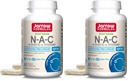 Jarrow Formulas® N-A-C 500 mg,Dietary Supplement,Antioxidant Support for Liver Health,60 Veggie Capsules,60 Day Supply,(Pack of 2)