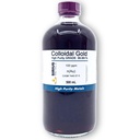 Waar Colloïdaal goud (100 ppm) - 99,99+% Zuiverheid - 500 ml (16,9 Fl Oz) in een heldere glazen fles