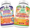 VERSE GEZONDHEIDSZORG Immuun Multivitamine en natuurlijke vitamine C - bundel