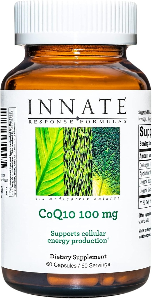 INNATE responsformules - CoQ10 100 mg, energieondersteuningsformule - 60 capsules (60 porties)