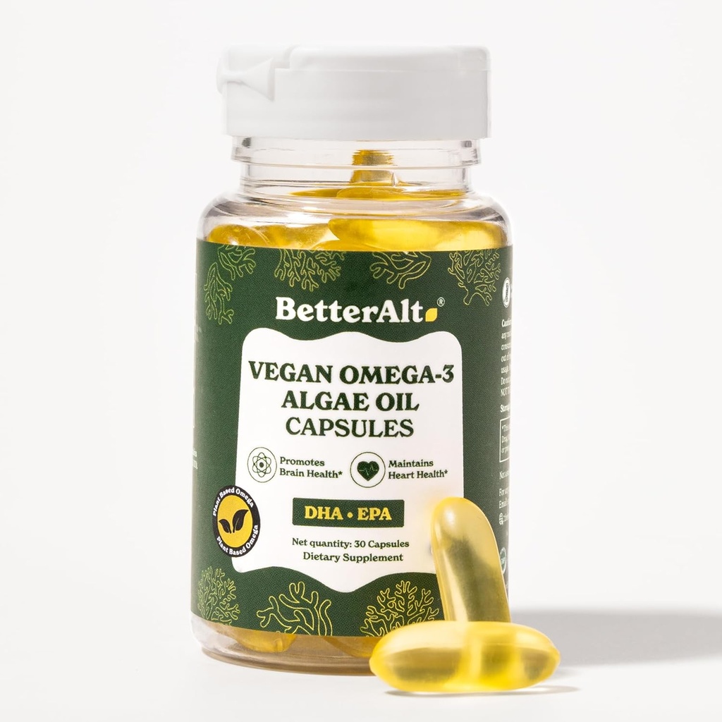 Beter Alt Vegan Omega-3 Softgel Capsules 