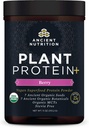 Ancient Nutrition Plant Based Protein Powder, Plant Protein+, Berry, Biologische Vegan Superfoods Supplement, 15g Proteïne Per Serving, Geweldig voor eiwitshakes, Glutenvrij, Paleo Vriendelijke 12 Servers