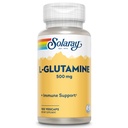 SOLARAY L Glutamine Capsules 500 mg - Immune Support Supplement - Free Amino Acid - Lab geverifieerd, 60 dagen geld-terug garantie - 100 porties, 100 VegCaps