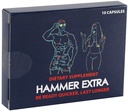 Hammer Extra Fast Acting Man Performance Supplement voor Mannen Horny Goat Weed, Tongkat Ali, Ginseng, Maca, Tribulus, Ashwagandha, Vitamine B6 & Magnesium 