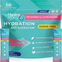 Elektrolytpoeder Suikervrije Hydration Packets Aardbei Limonade HydroMATE 30 Sticks