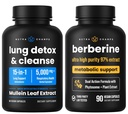 NutraChamps Complete Respiratory &amp; Metabolic Ondersteuning: Lung Cleanse & Berberine Duo