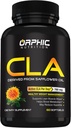ORPHIC NUTRITION CLA Saffloer Oil Supplement - Made with Saffloer Oil - 780mg Non-Sticulant Conjugated Linoleic Acid for Men & Women* to Support Weight Loss Inforts and Metabolisme* - 60 Softgels
