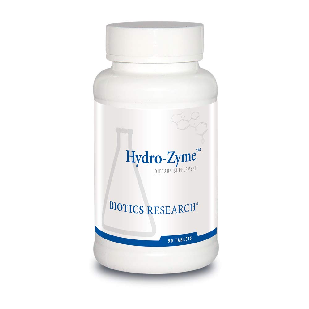 Biotica Onderzoek Hydro-Zyme Digestieve Ondersteuning, Bevat Betaine Hydrochloride, Ondersteunt gezonde Gastrische pH 90 Tabletten