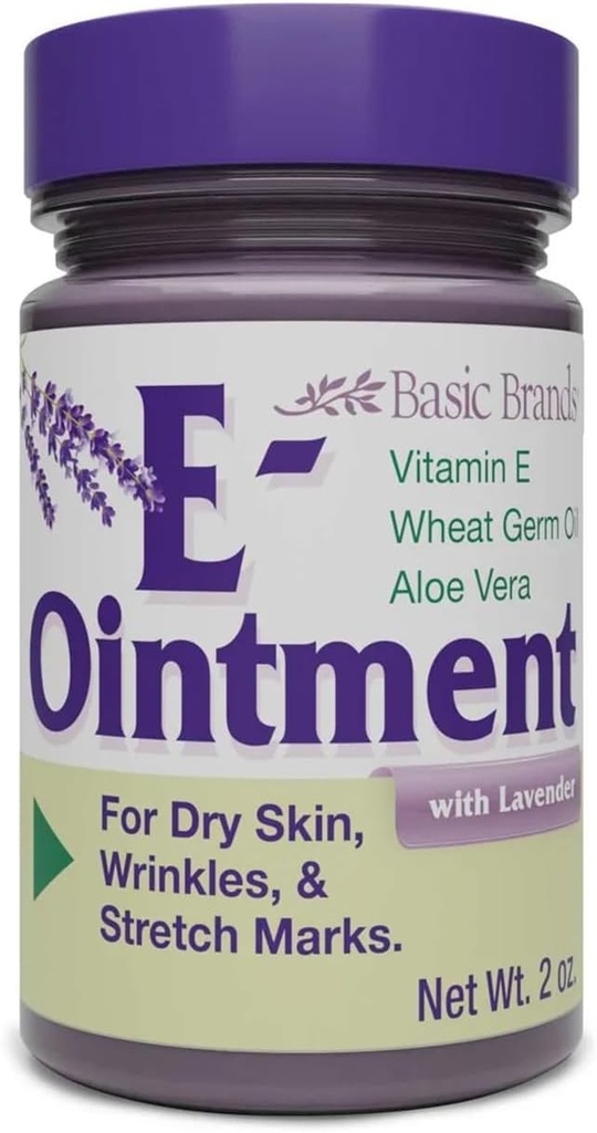 Basismerken Vitamine E Zalf Lavendel 2 oz