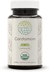 HerbEra Cardamom USDA Biologische 60 Capsules 