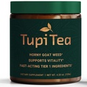 Horny Goat Weed Powder, Supplement w/Maca Root, Tribulus Terrestris Extract, Muira Puama to Boost Energy, Wellness & Nitric Oxide Prime Support for Men & Women. Beperkte dag van de maanddeal