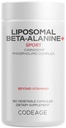 Codeage Liposomale Beta-Alanine Supplement - CarnoSyn Beta-Alanine - 2-maand levering - Liposomale levering - Pre-workout, Post-workout en Sport Supplementatie - Non-GMO - 180 capsules