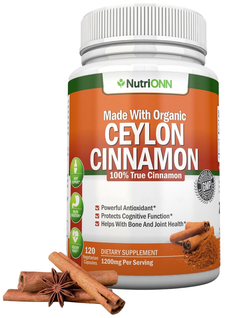 Organische Ceylon Cinnamon 1200 mg 