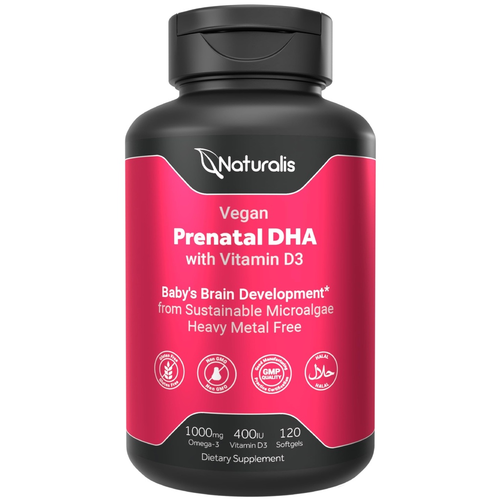 Naturalis Vegan Prenatal with Full Specrum Omega-3 