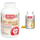 Jarrow-formules QH-Absorb 100 mg Max Absorptie - CoQ10 Ubichinol & Vitamine D3 62,5 mcg (2.500 IE) - 100 porties (Softgels)