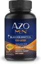 AZO Men Bladder Control, Daily Bladder Support Designed Specifically for Men Helps Maintain Healthy Bladder Control and Reduce Occasional Urgency*, Supports Prostate Health*, 30 CT