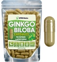 XPRS Nutra Ginkgo Biloba Capsules - Gingko Biloba Encapsulated Supplements for Cognition - Vegan Friendly Ginkoba Biloba - Immunity Boosting Ginkgo Biloba Capsules - 180 Tel.