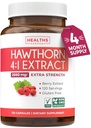 Super Krachtige Hawthorn Berry Extract Capsules - Hawthorn Berry Supplement Gemaakt van extra kracht concentreren ter ondersteuning van hart en spijsvertering gezondheid - Vegan Non-GMO & Glutenvrij (4 maanden levering)