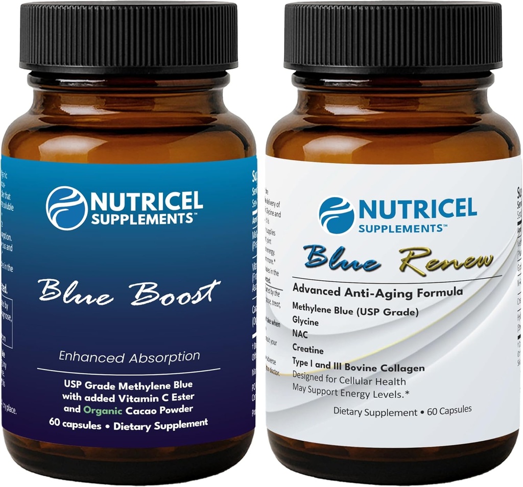 Nutricel Methyleen Blue Capsules - Boost and Renew (2 Productbundel)