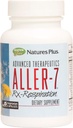 Natures Plus Advanced Therapeutics Aller-7 Rx-Respiration - 60 Vegetarische Capsules - Ondersteunt Respiratoire Wellness - Glutenvrij - 30 porties