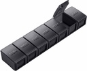 Extra grote pil Organisator Weekly, KAPENS dagelijkse pil Case Box grote capaciteit compartementen, 7 dagen pil containers voor de geneeskunde supplementen vitamine visolie, zwart