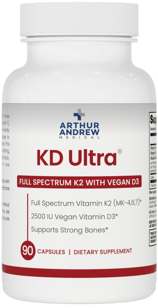 Arthur Andrew Medical, KD Ultra, Immuniteit, Hart en Bot Gezondheid, 90 Capsules
