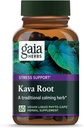 Gaia Kruiden Kava Kava Root, Vegan Liquid Capsules, 60 Tel - Ondersteunt Emotionele Evenwicht, Kalm & Ontspannen, Gegarandeerd Potency 75mg Actieve Kavalactonen