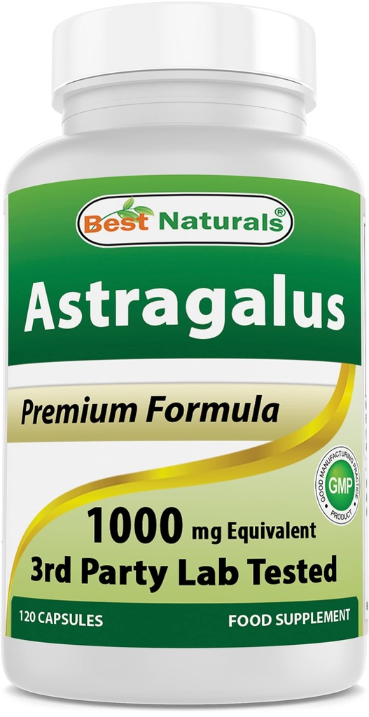 Best Naturals Astragalus Capsule, 1000 mg, 120 Tellen