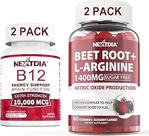 Vitamine B12 Sublingual 10000 mcg+ Beetwortelgom
